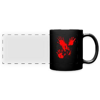 Halloween - Mug panoramique uni - noir - Devant