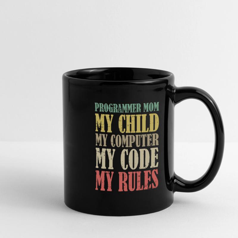 Développeur Coder Programmeur Mama Mug panoramique uni