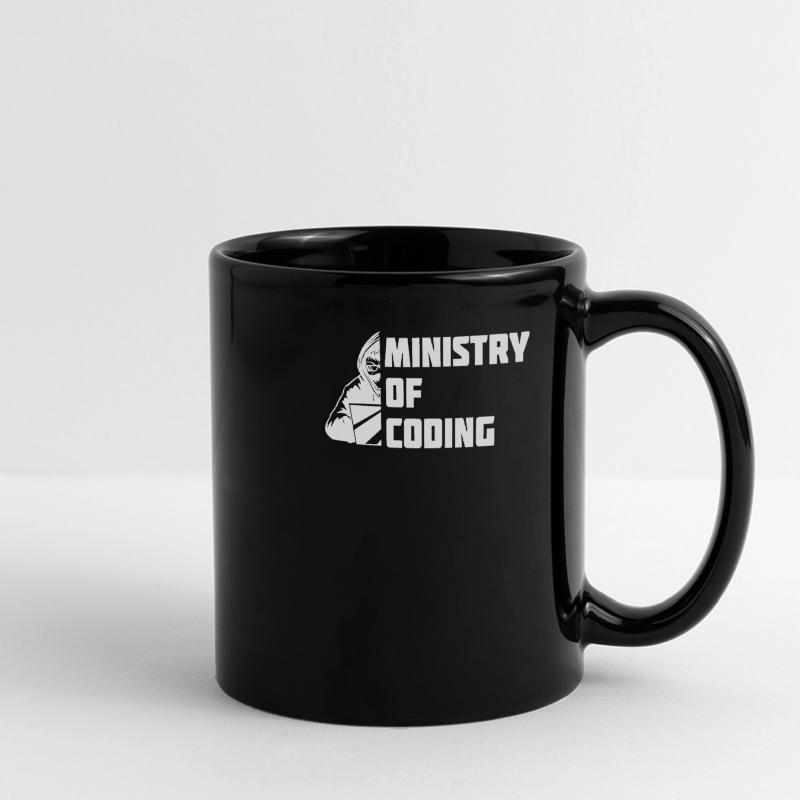 Entwickler Coder Programmierer Ministerium Panorama-Tasse farbig