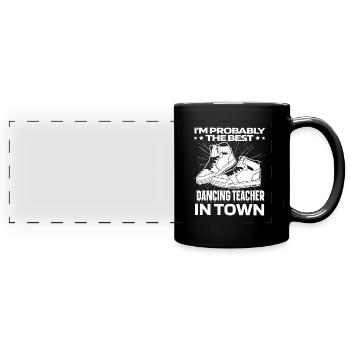 Dance Teacher Sneakers - Full Colour Panoramic Mug - black - Front