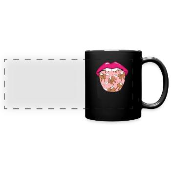 Moose Tongue - Full Colour Panoramic Mug - black - Front