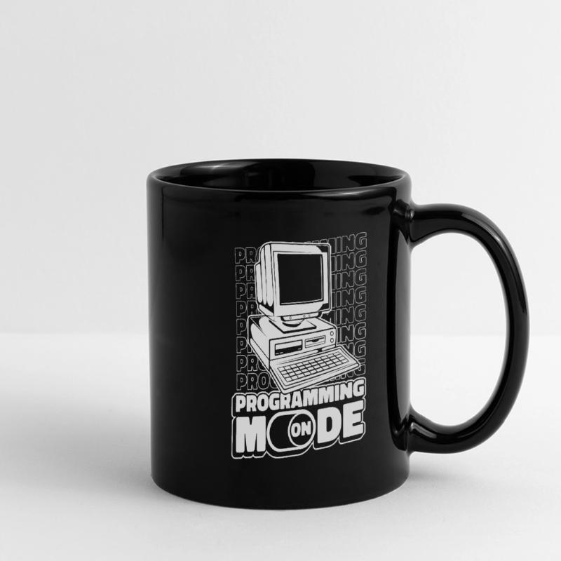 Entwickler Coder Programmierer Modus Panorama-Tasse farbig