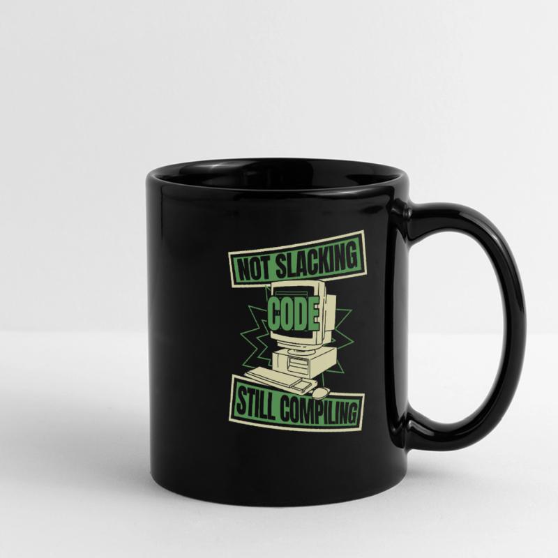 Entwickler Coder Programmierer Nachlassen Panorama-Tasse farbig