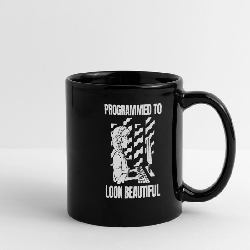 Entwickler Coder Programmierer Schöne Panorama-Tasse farbig