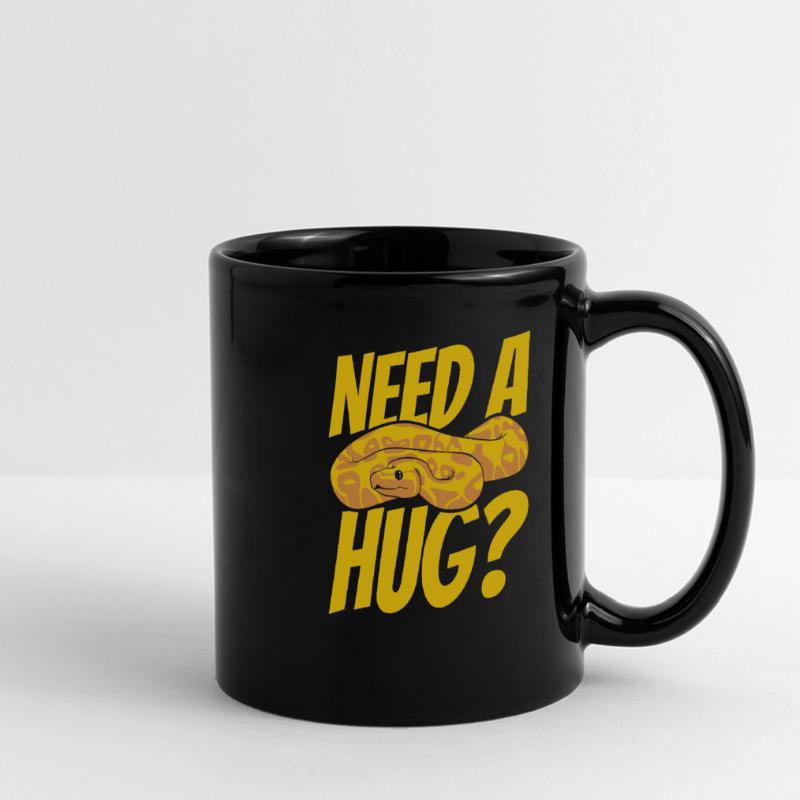 Besoin d’un câlin Python Snake Python Breeder Banane Mug panoramique uni