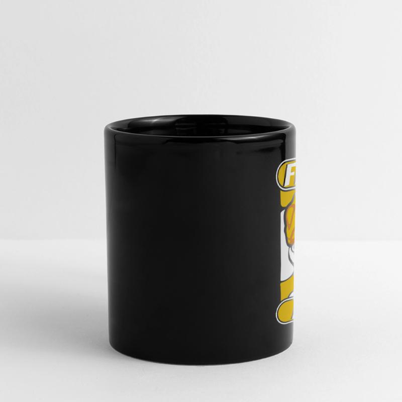 Fear My Balls Python Schlange Banana Ball Python Panorama-Tasse farbig
