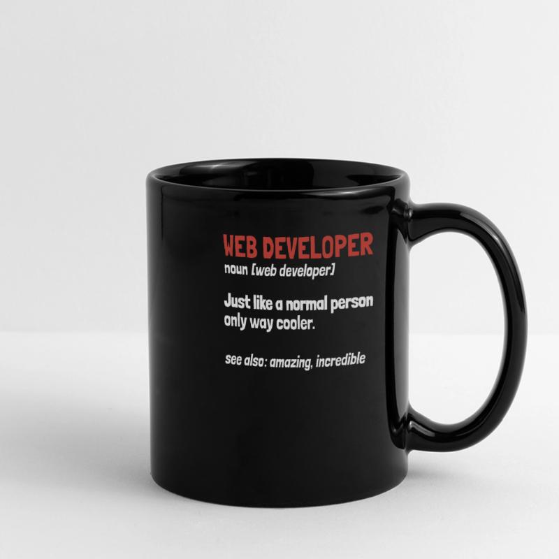 Web Developer Web Developer Definition Full Colour Panoramic Mug