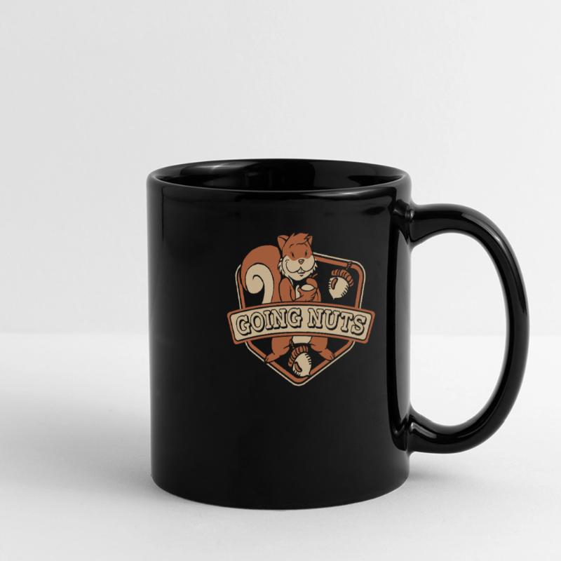 Going Nuts Squirrel Fox Squirrel Grey Squirrel Full Colour Panoramic Mug