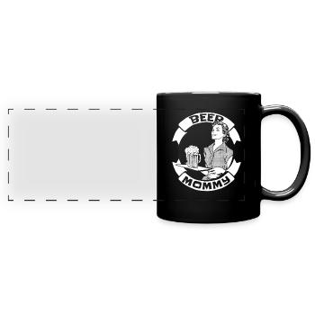 Craft Beer Beer Craft Beer Nut - Full Colour Panoramic Mug - black - Front