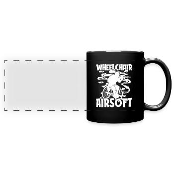 Airsoft - Mug panoramique uni - noir - Devant