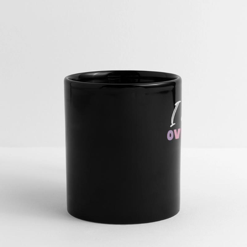 Dans mon ère Overthinker Overthink Mug panoramique uni