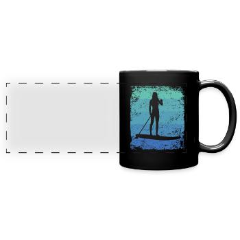 Stand Up Paddling Stand Up Board Sup - Panorama-Tasse farbig - Schwarz - Vorne