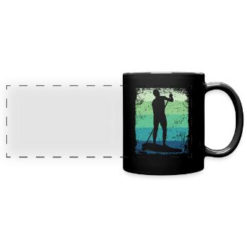 Stand Up Paddling Stand Up Board Sup - Panorama-Tasse farbig - Schwarz - Vorne