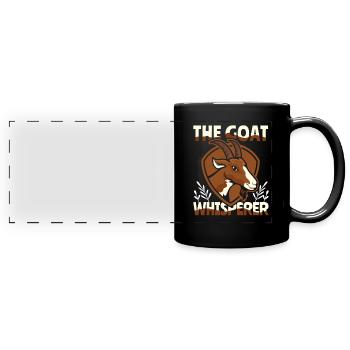 Le Goat Whisperer Agriculture Agriculteur biologique Agriculteur - Mug panoramique uni - noir - Devant