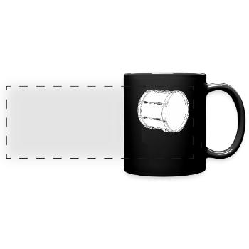 Fan Train Spielmannszug - Full Colour Panoramic Mug - black - Front