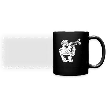 Fan Train Spielmannszug - Full Colour Panoramic Mug - black - Front