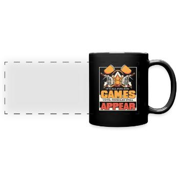 Until Pinholes Still Appear Car Spray Automotive - Full Colour Panoramic Mug - black - Front