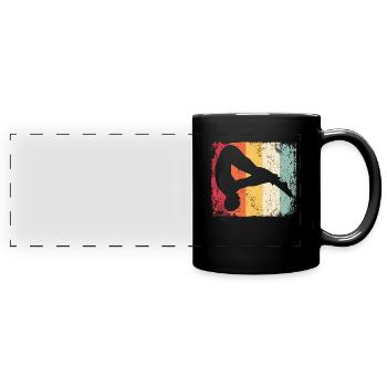 Diving, Artistic Jumping, Synchronized Diving - Full Colour Panoramic Mug - black - Front
