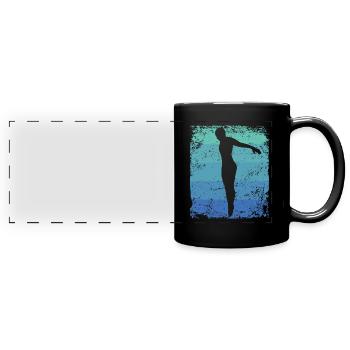 Synchronized Water Diver High Diver - Full Colour Panoramic Mug - black - Front