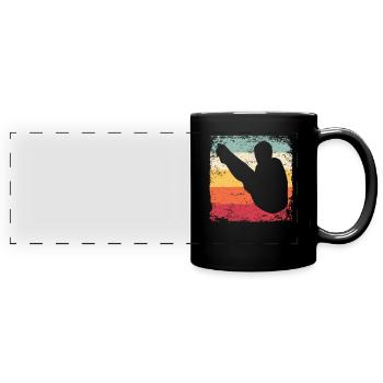 Diving, Artistic Jumping, Synchronized Diving - Full Colour Panoramic Mug - black - Front
