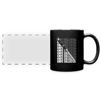Messersammler Metzgermesser Restaurierungsmesser - Panorama-Tasse farbig - Schwarz - Vorne
