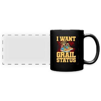 Sneakers - Full Colour Panoramic Mug - black - Front