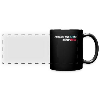 Powerlifter de dynamophilie - Mug panoramique uni - noir - Devant