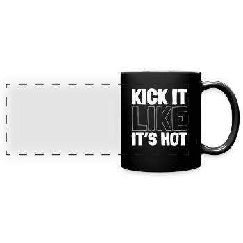 Sneakers - Full Colour Panoramic Mug - black - Front