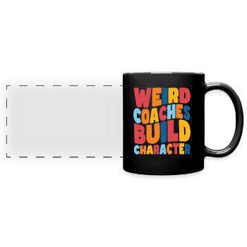 Weird Coaches Make Up Character Coach - Full Colour Panoramic Mug - black - Front