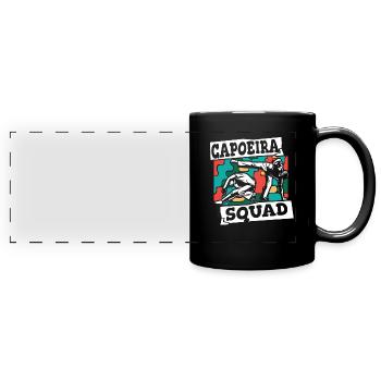 Capoeira Squad Ginga Capoeirista Tanz - Panorama-Tasse farbig - Schwarz - Vorne