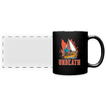 Sailing Sailor Sailboat Undeath - Full Colour Panoramic Mug - black - Front