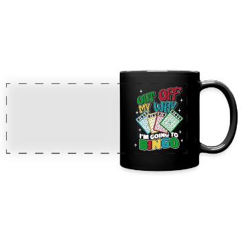 Out Off My Way I'm Going To Bingo Professional - Panorama-Tasse farbig - Schwarz - Vorne