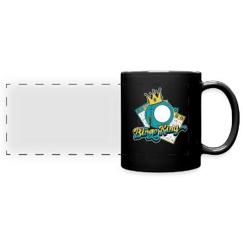 Bingo King Professional Caller Daubers Bingo - Full Colour Panoramic Mug - black - Front