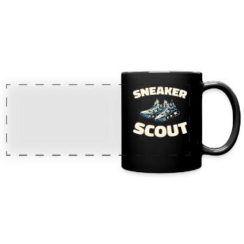 Sneakers - Full Colour Panoramic Mug - black - Front