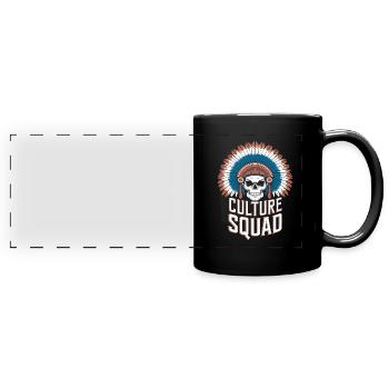 Anthropologist Kader - Full Colour Panoramic Mug - black - Front