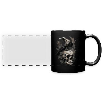 Dark Soul - Panorama-Tasse farbig - Schwarz - Vorne