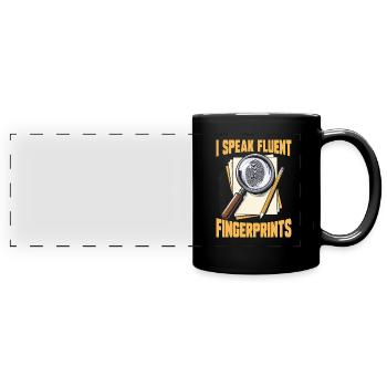 Experts médico-légaux - Mug panoramique uni - noir - Devant