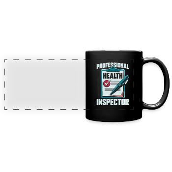 Health Inspector - Full Colour Panoramic Mug - black - Front