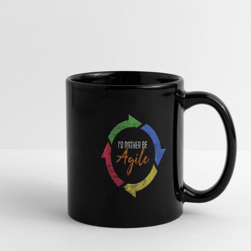 Logiciel Agile Scrum Master Devops Coding Mug panoramique uni