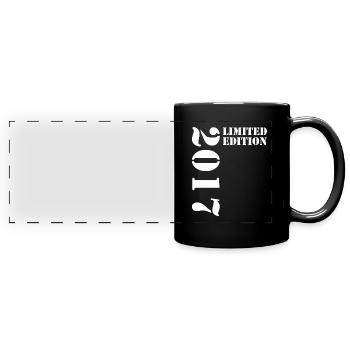 2017 Édition Limitée Anniversaire Cadeau Décoration - Mug panoramique uni - noir - Devant