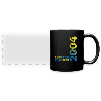 2004 Édition Limitée Anniversaire Cadeau Femme Mari - Mug panoramique uni - noir - Devant