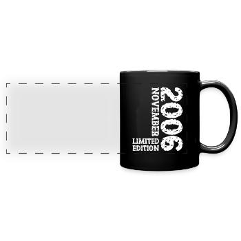 2006 November Limited Edition 17th Birthday Decoration - Full Colour Panoramic Mug - black - Front