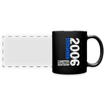 2006 December Limited Edition 17th Birthday Decoration - Full Colour Panoramic Mug - black - Front