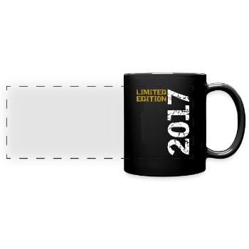 2017 Édition Limitée Anniversaire Cadeau Décoration - Mug panoramique uni - noir - Devant