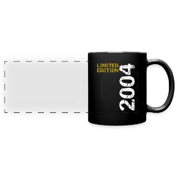 2004 Édition Limitée Anniversaire Cadeau Femme Mari - Mug panoramique uni - noir - Devant