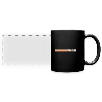 Style Amelie - Full Colour Panoramic Mug - black - Front