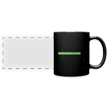 Style Alessa - Mug panoramique uni - noir - Devant
