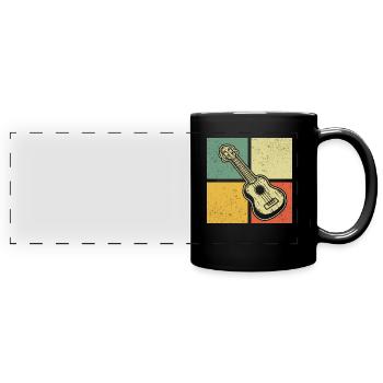 Ukulele Ukulele Player Ukulelist - Full Colour Panoramic Mug - black - Front