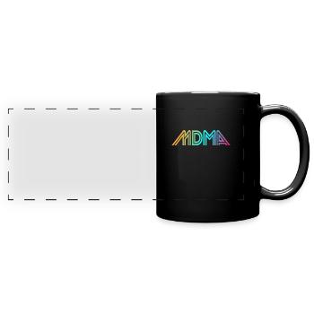 MDMA - Mug panoramique uni - noir - Devant
