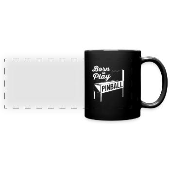 Flipper Pinball - Full Colour Panoramic Mug - black - Front